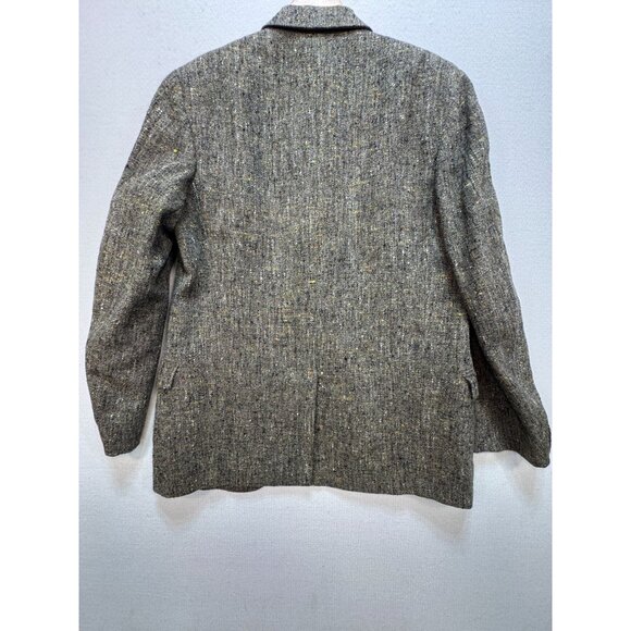 Vintage Daks Mens Three-Button Tweed Blazer Suit Jacket Multicolor Outerwear - Picture 12 of 16